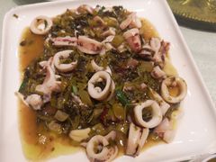 酸菜炒鱿鱼-温岭人家(红花北路店)