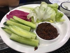 时蔬蘸酱-张记烤羊腿(北花园店)