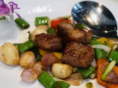 黑椒爆炒雪花牛肉粒-皇朝会.经典传统粤菜(外滩店)