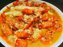 招牌蒜茸龙虾-京韵胡同·酱香羊蝎子火锅涮肉(长寿路店)