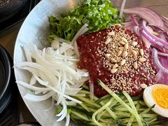 甜辣拌面-海兰江石锅饭(水上店)