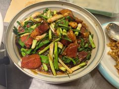 青蒜烩羊肉-香阁餐厅·常州菜·常州菜代表品牌(新北奥体店)