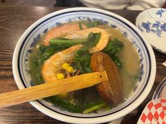时蔬鲜虾面-滋味厨房小酒馆(万达广场店)