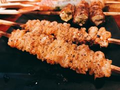烤鸡皮-鸟串烧Yakitori