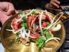 拌鲜牛肉-明洞阿姨·韩式酱蟹烤肉·创意料理(三元桥店)