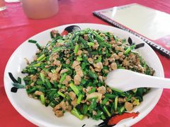 蚬肉炒韭菜-伟记牛蹄(道滘店)