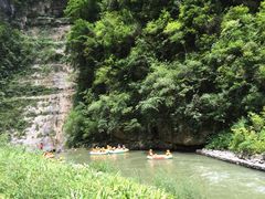 神龙峡漂流-重庆神龙峡漂流