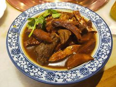 招牌牛肉炖牛板筋-京门老爆三·铜锅涮肉 爆肚(望京店)