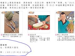 阿龙哥榴莲王报章介绍-阿龙榴莲摊