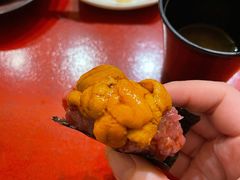 金枪鱼泥海胆寿司-鮨青(恒基名人购物中心店)