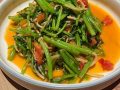 酸笋炒空心菜-浩海火燒雲傣家菜(芮欧百货店)