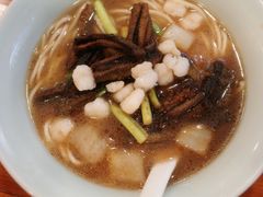 品奎元四宝之虾爆鳝面-奎元馆.百年奎元.非遗传承(西湖边的解放路店)