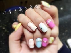 -手牵手美甲