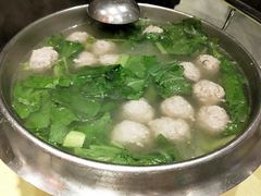 锅仔小白菜汆丸子-新侨小馆(东直门北小街店)