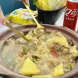真香‼️在城中村里的干锅榴莲鸡煲‼️