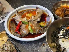 -草家酱蟹炭火烤肉店(珲春南路一店)
