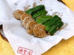 煎鱼饼拼酿辣椒-德云居