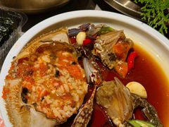 -草家酱蟹炭火烤肉店(珲春南路一店)