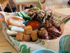 市场招手停炸食拼盘-迷你椰·泰式大排档(湖州衣裳街店)