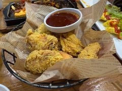 韩式炸鸡翅-喇喇排骨火锅·传统韩式脊骨汤(望京西园总店)