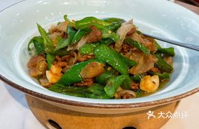 Green Pepper Stir-fried with Pork