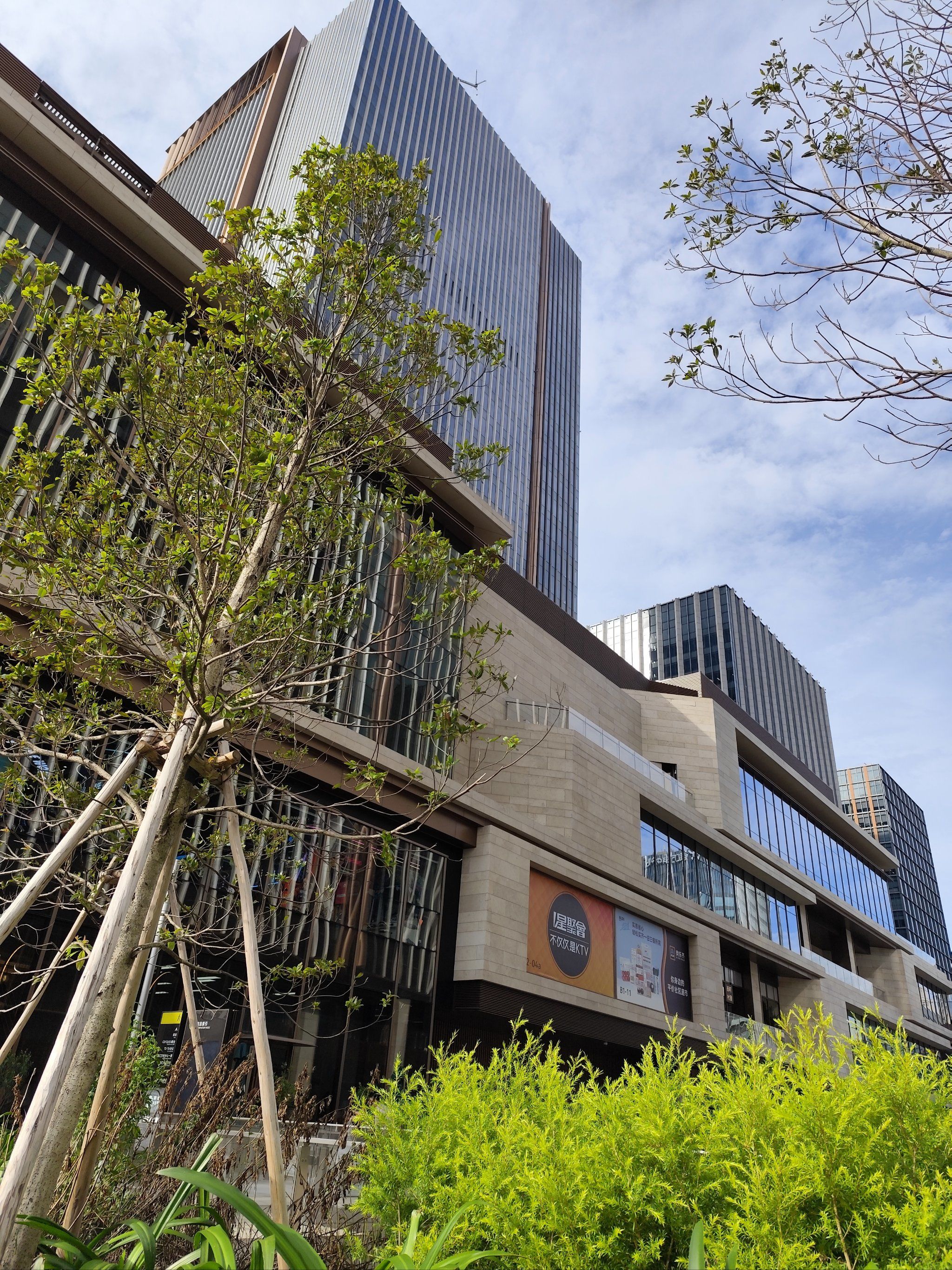 一个抬脚跨进了一片绿意盎然的初秋