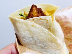 大饼卷香烤鸡扒蛋-肯德基(建华店)