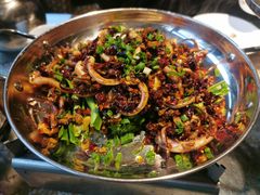 铁板韭菜鱿鱼须-逸兴楼·地道长沙菜(六沟垅店)