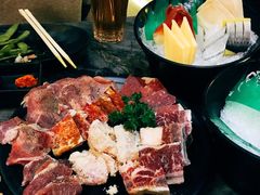 一口牛肉粒-熊出没日本烧肉放题