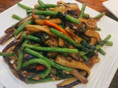 紫苏炒茄子豆角-凤厨顺德水乡凤味馆(大良锦龙路店)