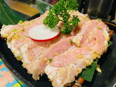 蒜香雪花松阪肉-烧江南烤肉(长春摩天活力城店)