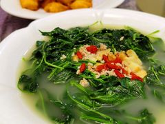 上汤辣椒叶-轩记海鲜餐厅·四十五年老字号·经典粤菜(西区彩虹店)