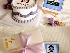 6英寸复古风动物奶油蛋糕-艾加柒克蛋糕茶歇甜品台(春熙路店)