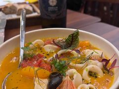 鱿鱼蒜片番茄-Bistro Les Lilas丁香花小酒馆