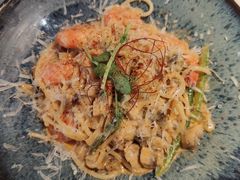 芝士蘑菇鲜虾意大利面-BE BRIGHT KITCHEN(正佳广场店)