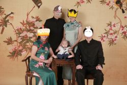 -时光纪亲子全家福照相馆(静安店母女写真父母纪念照)