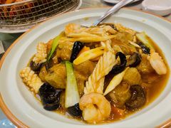 三鲜焖子-小船渔村•大连菜•大连焖鱼(明泽街店)