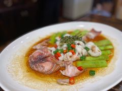 鲜花椒蒸桂花鲈-猪肉婆私房菜(容桂总店)