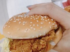 香辣鸡腿堡-肯德基(苏州北站店)
