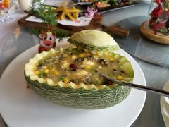 哈密瓜粗粮烩鲜鲍鱼-蜀SHU·川菜