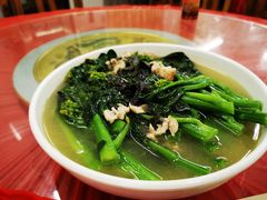 上汤菜心-银峰农庄·特色烧鸡·鲜无花果浸鸡
