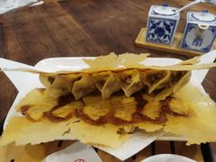 韭黄牛肉锅贴-海荣锅贴馆(五味十字店)