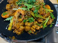 铁板火锅鸡-敏丁拌饭(中街总店)