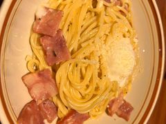 温泉蛋培根意大利面-萨莉亚意式餐厅(国和1000店)