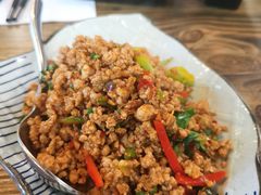 九层塔炒猪肉碎-Hi YOU你的饭局泰餐厅(雍和宫店)