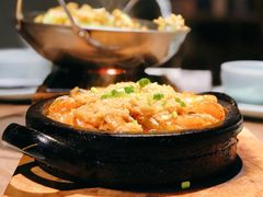 蒜蓉铁板虾-小菜园新徽菜(滁州苏宁店)