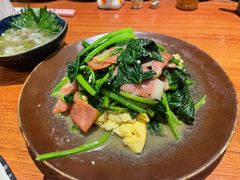 日式炒菠菜-気楽亭和食料理(气乐亭大世界本店)