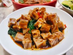 酸辣菠菜拌皮冻-掌柜的店·河南菜(新天地店)