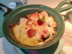 德国香肠焗土豆泥-蜜桃花开·中西融合菜E&W(南长街店)