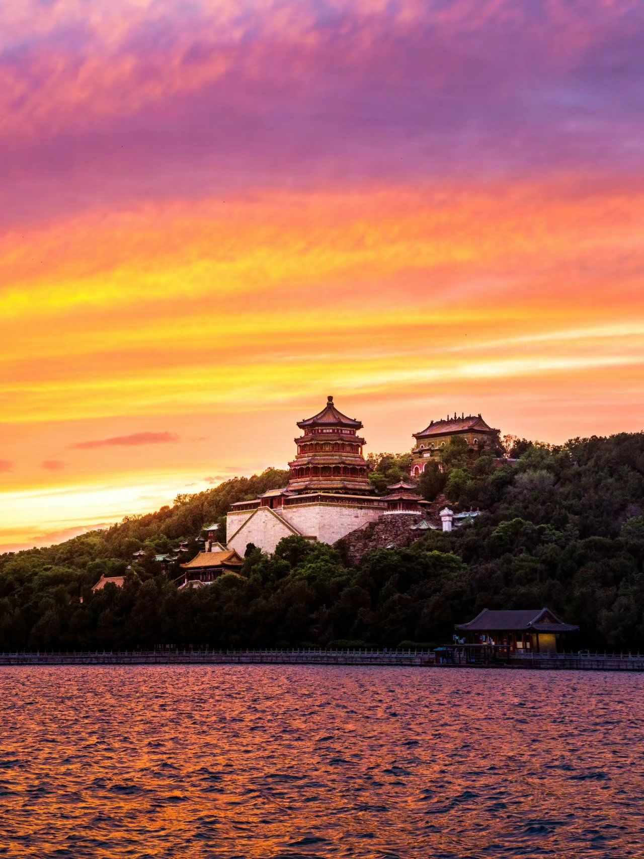 5.14颐和园史诗级晚霞实录